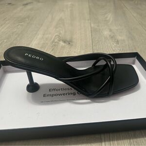 Black Women's Heeled Sandals